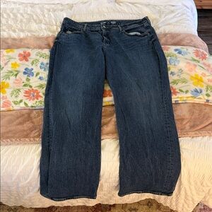 Old Navy Dark Blue Straight Leg Jeans